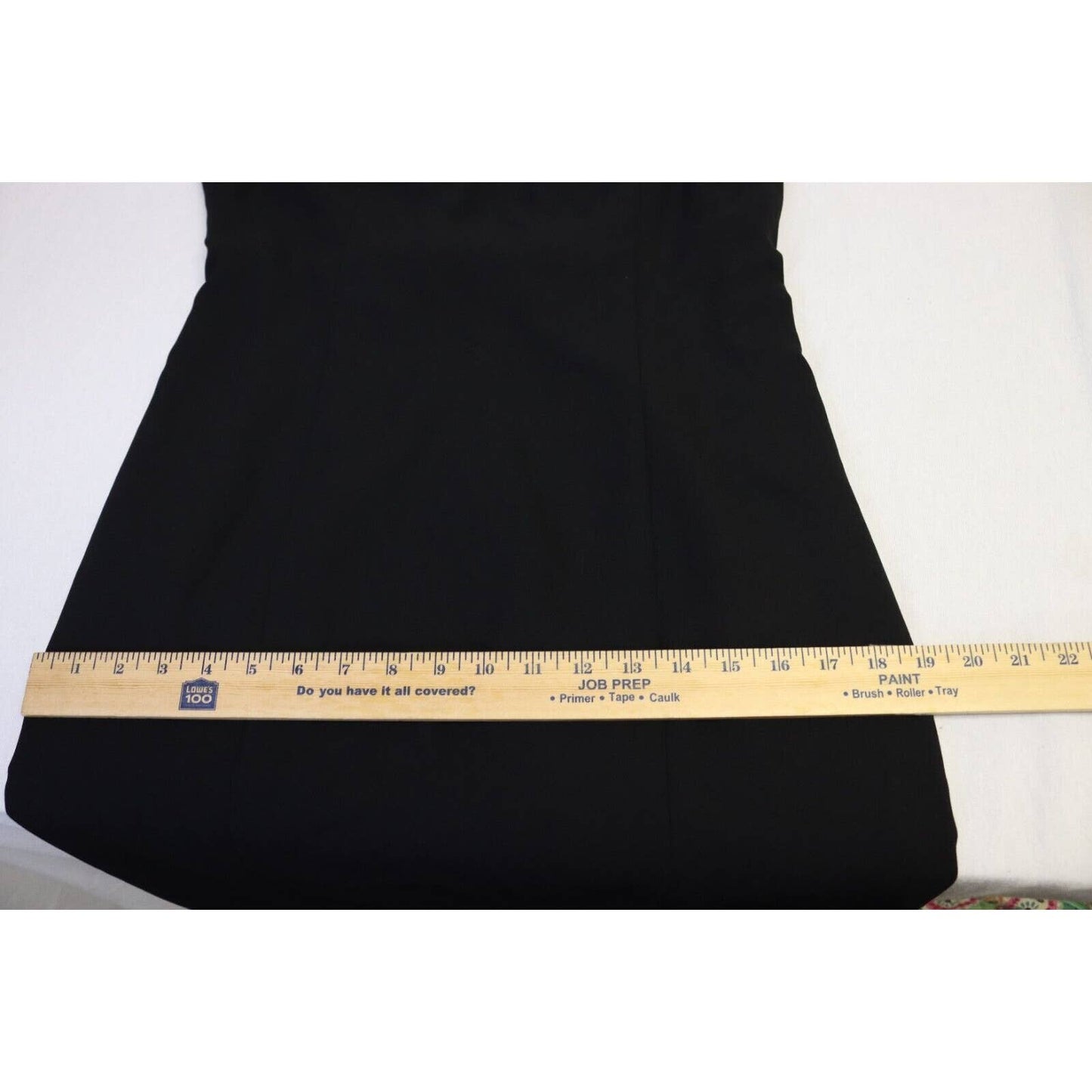 Laundry By Shelli Segal Black Evening Dress Sleeveless V Neck 56" Size 14 (27)