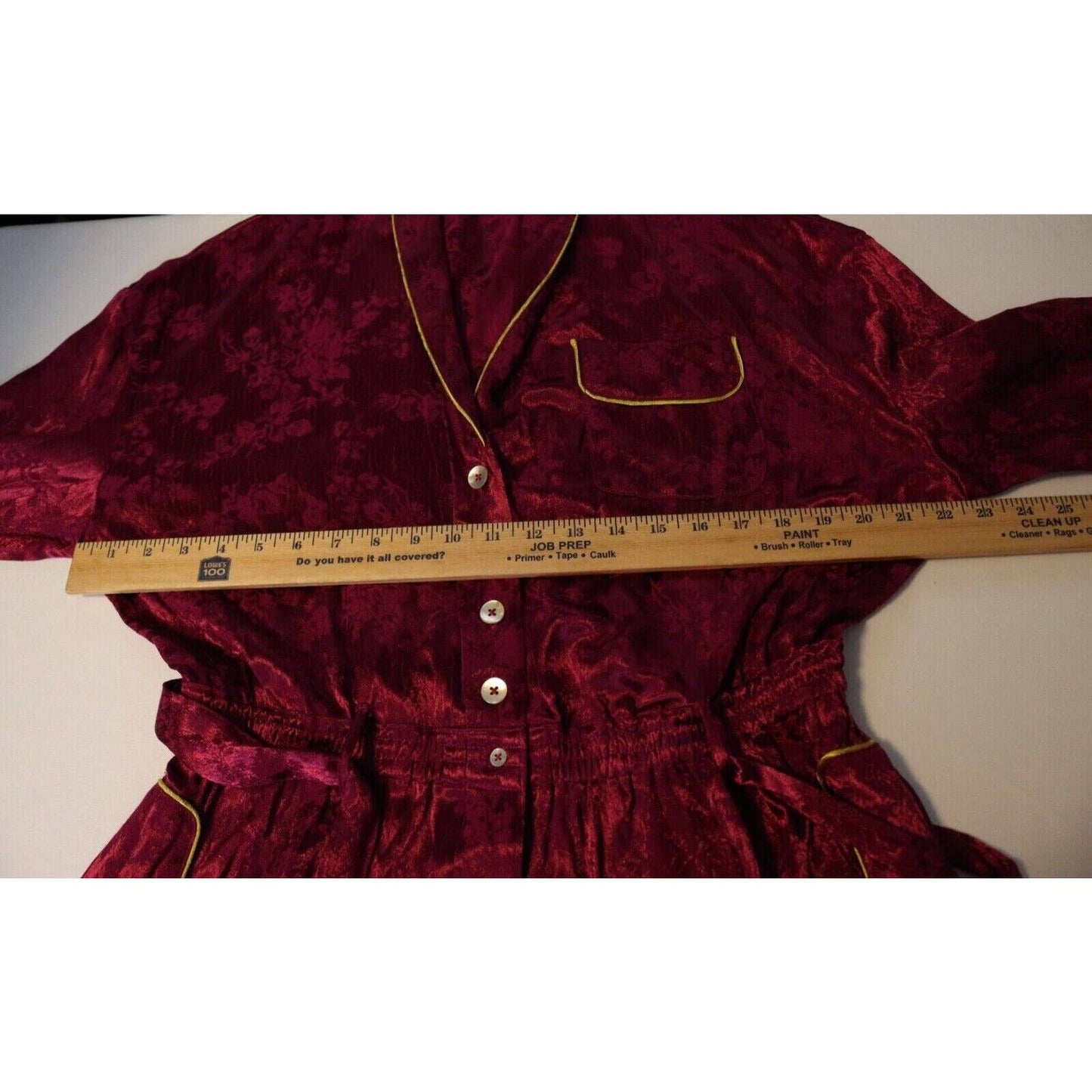 Intimately Free People Maroon Jumpsuit with Long Sleeves Size Medium