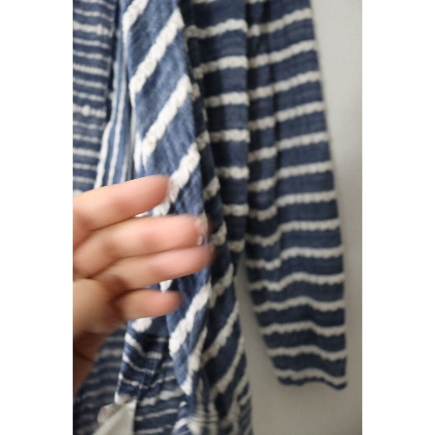 Chico's Stripe Cardigan Long Sleeve Size 2/Large