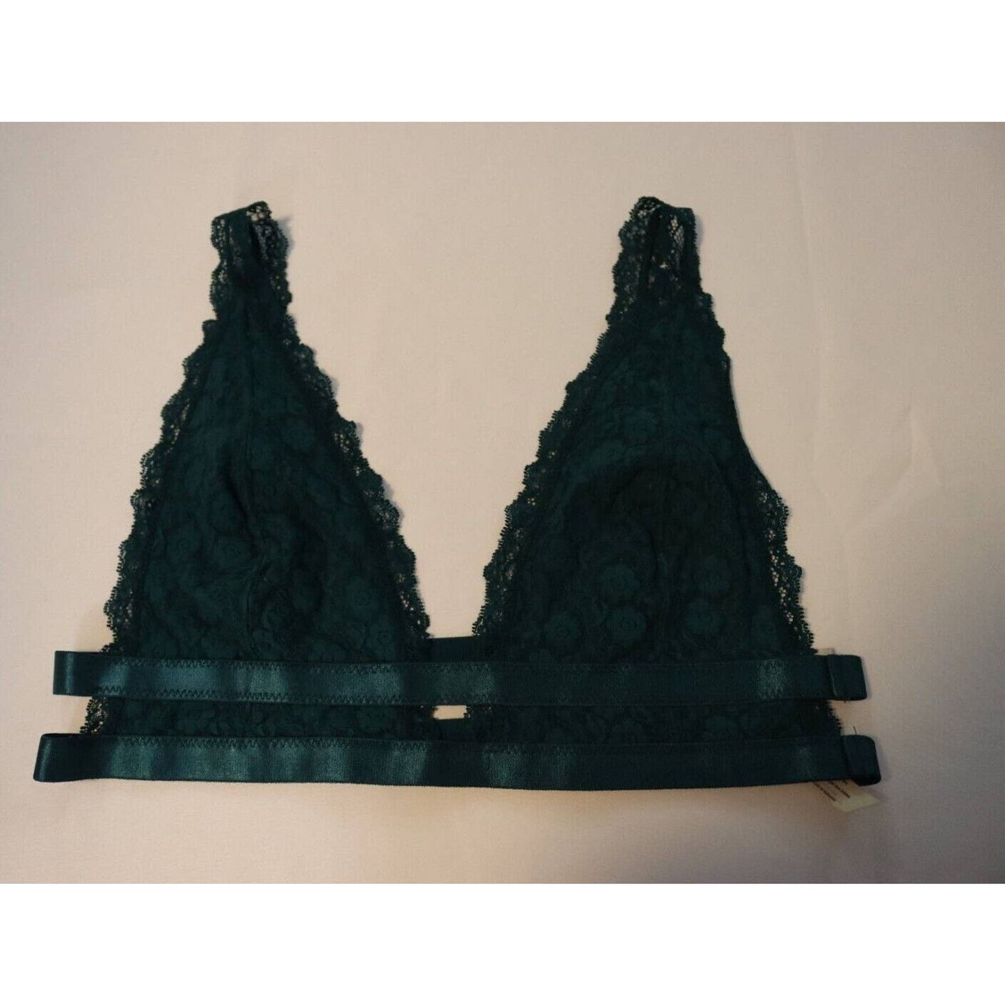 Intimately Free People Green Bra Lace Medium