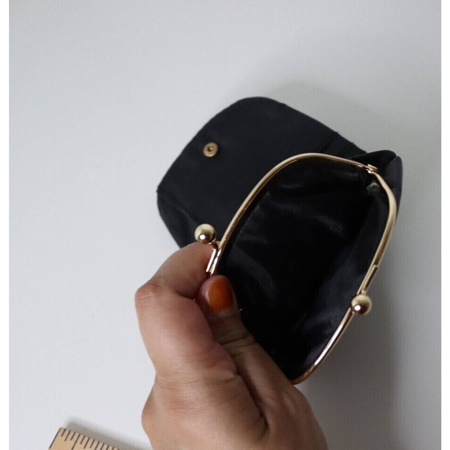 Sheep Leather And Polyester Coin Purse with Card Pocket