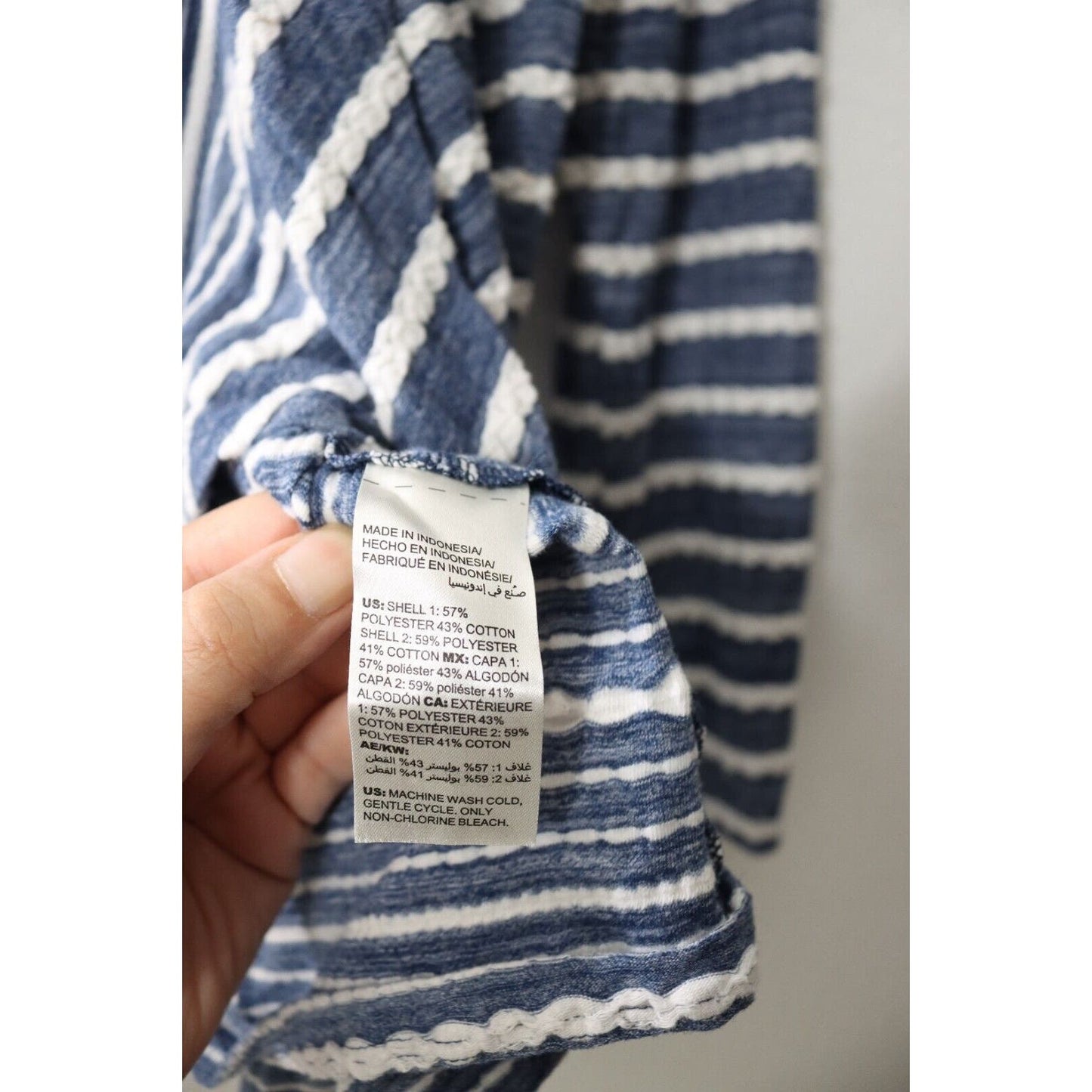 Chico's Stripe Cardigan Long Sleeve Size 2/Large