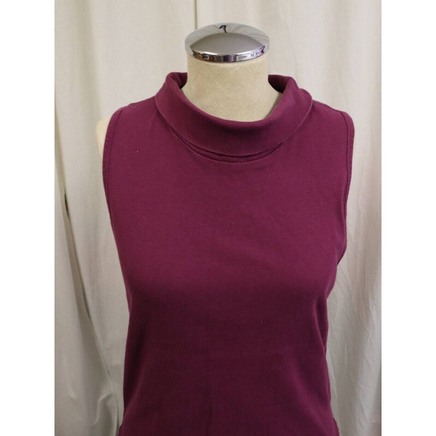 Free People Purple Mock Neck Tank Top