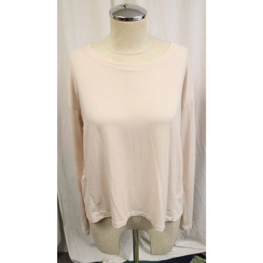 Athleta Pink Long Sleeve Activewear Small Open Knot Back