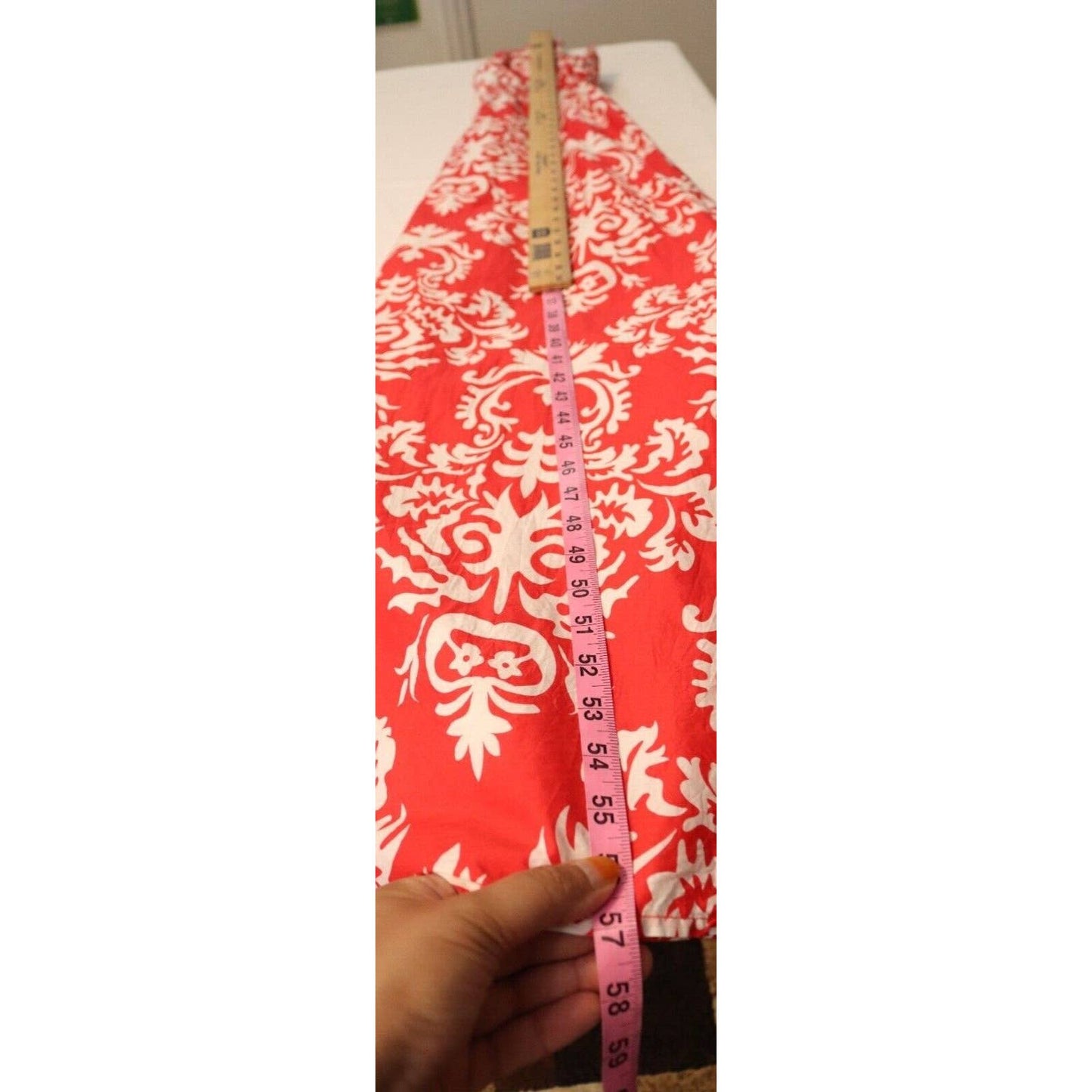 Merona Maxi Dress Medium 100% Cotton Sleeveless V Neck