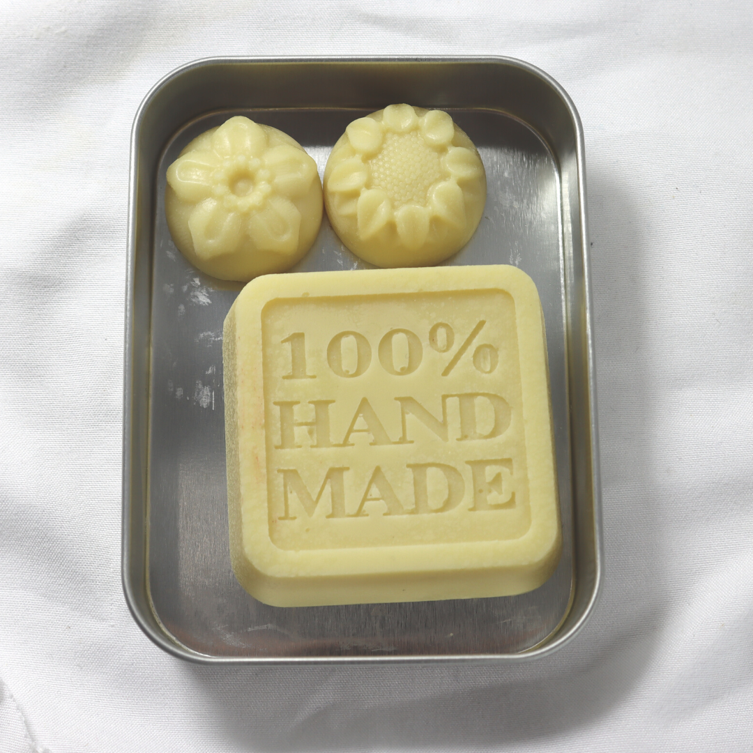 Organic Natural Chamomile & Rose Lotion Bar