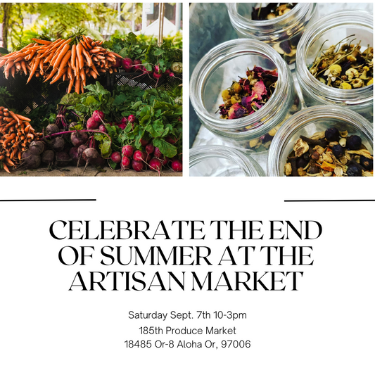Celebrate the End of Summer at the Artisan Market on September 7th at 185th Produce