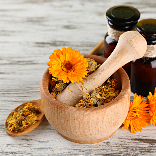The benefits of calendula and rose face oil