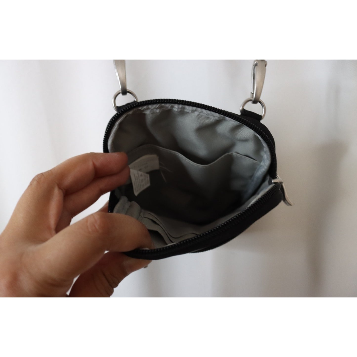Baggalini Black Small Crossbody Bag Adjustable Detachable