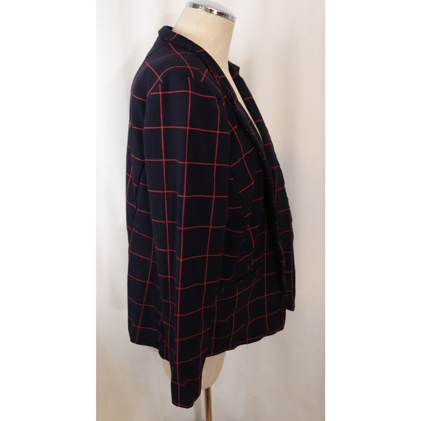 Eloquii Blazer Red and Navy Size 14