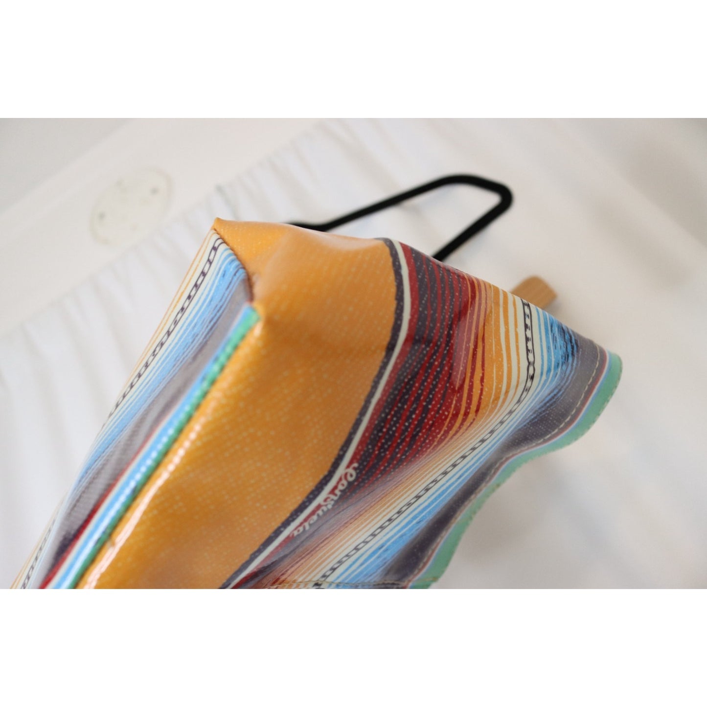 Consuela Small Stripe Tote Bag Double Handle