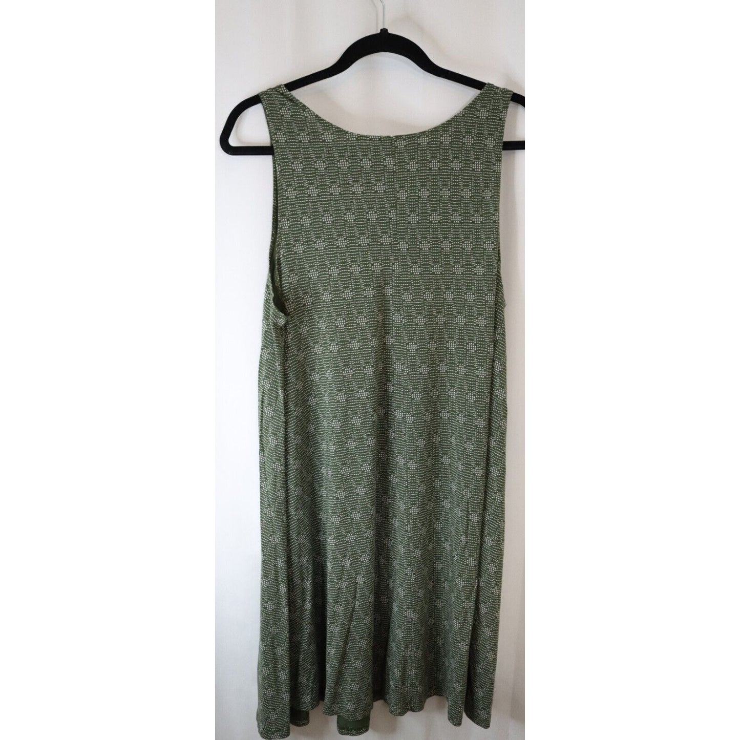 Old Navy XL Green Sleeveless Dress 36" Rayon Spandex