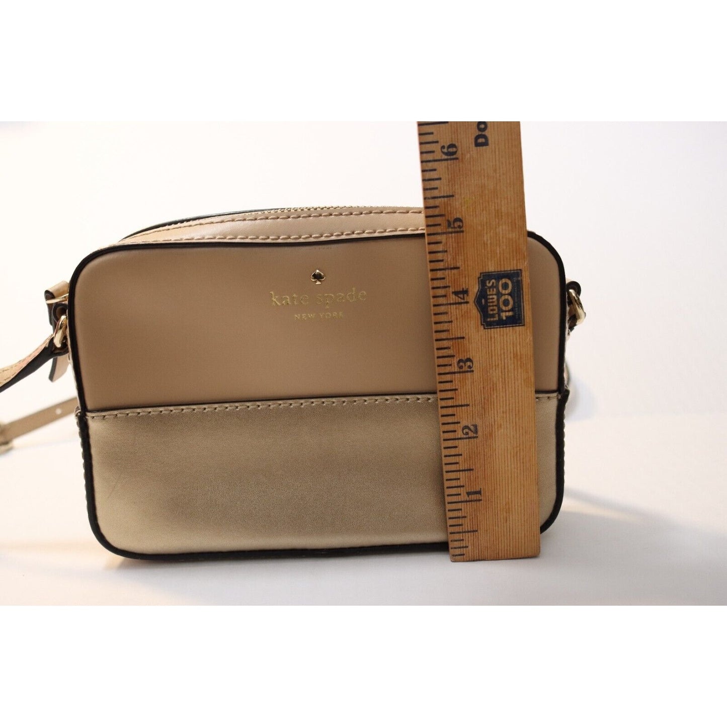 Kate Spade Two Tone Crossbody Hangbag Zip Closure