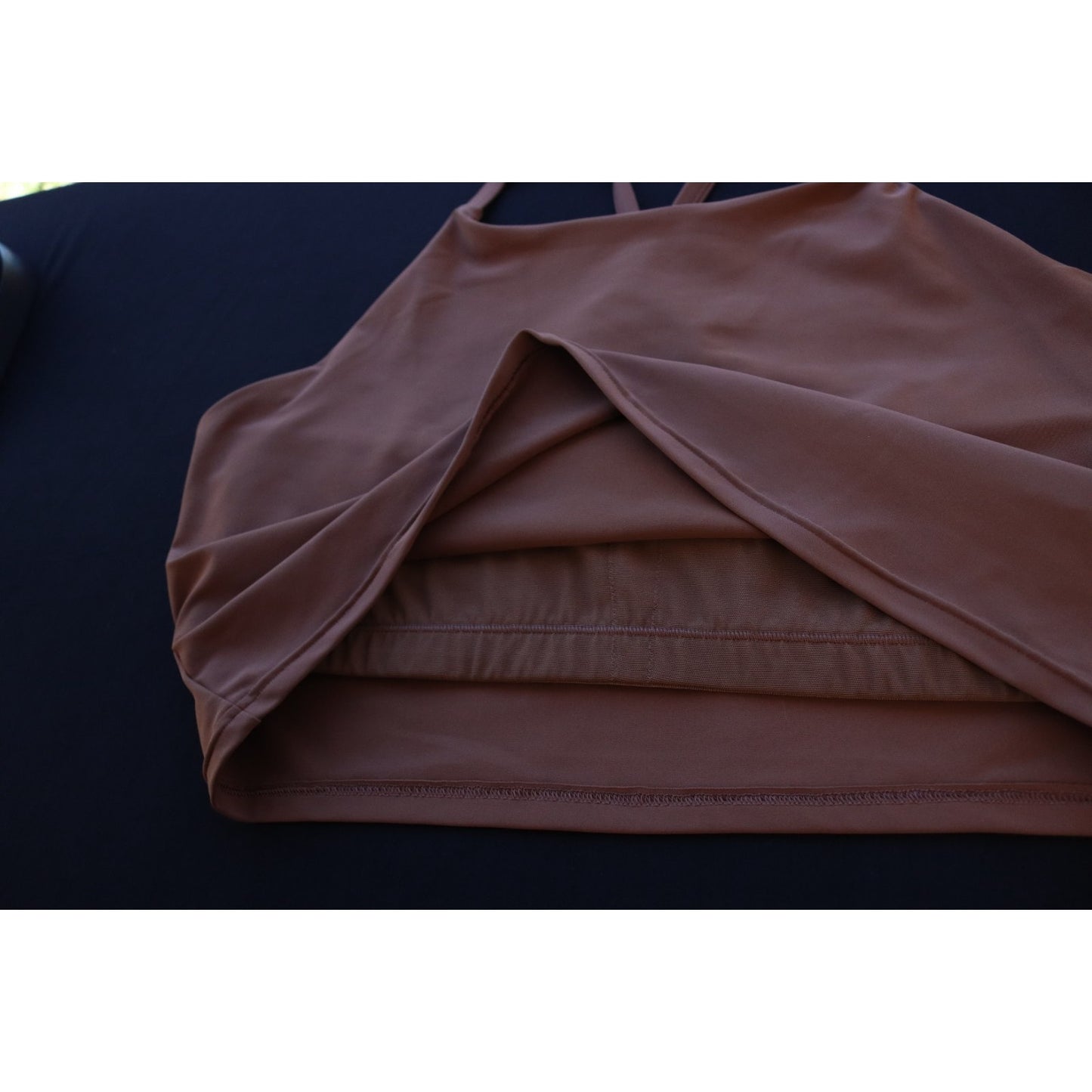 Old Navy Active Powersoft Tank Top Built in bra Brown Size 2X Light Support