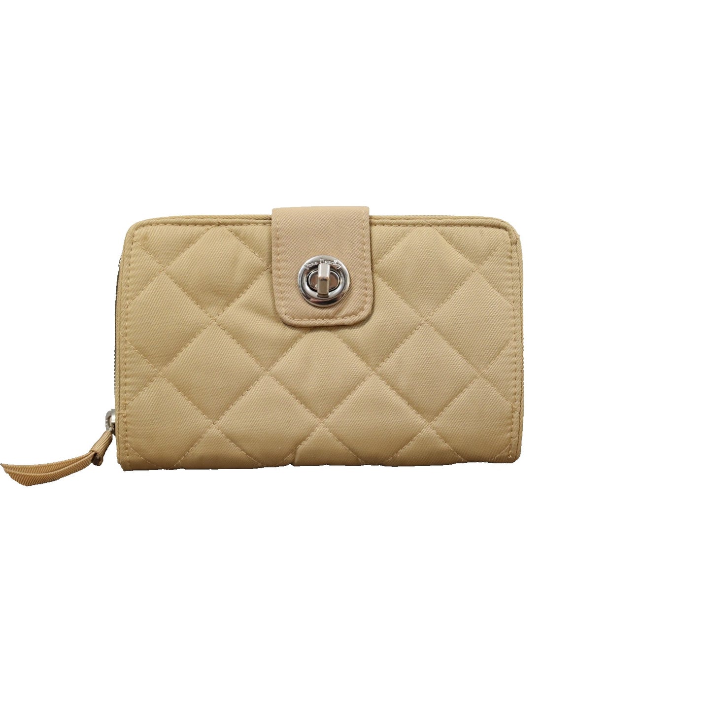 Vera Bradley Beige Large Wallet Credit Card Quilted