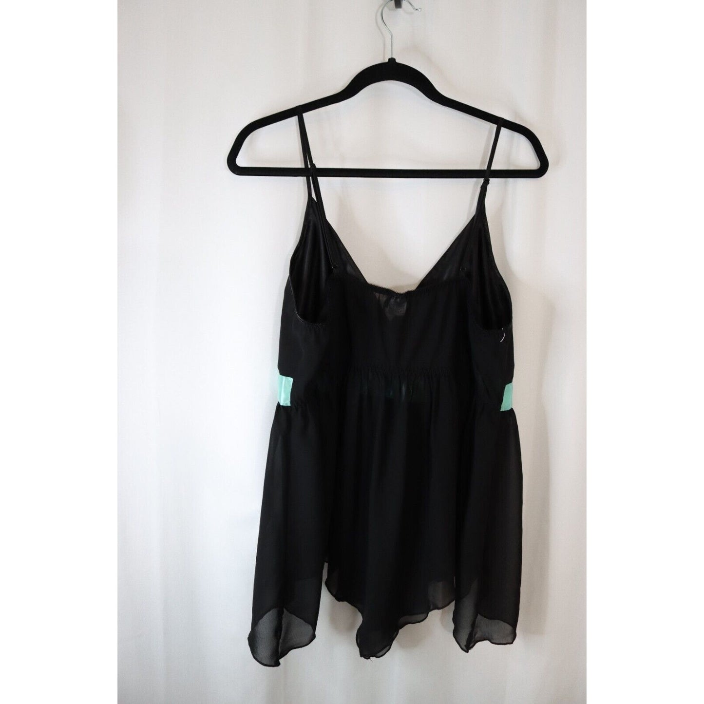 Fredericks of Hollywood Black Babydoll Dress Size 1X Polyester