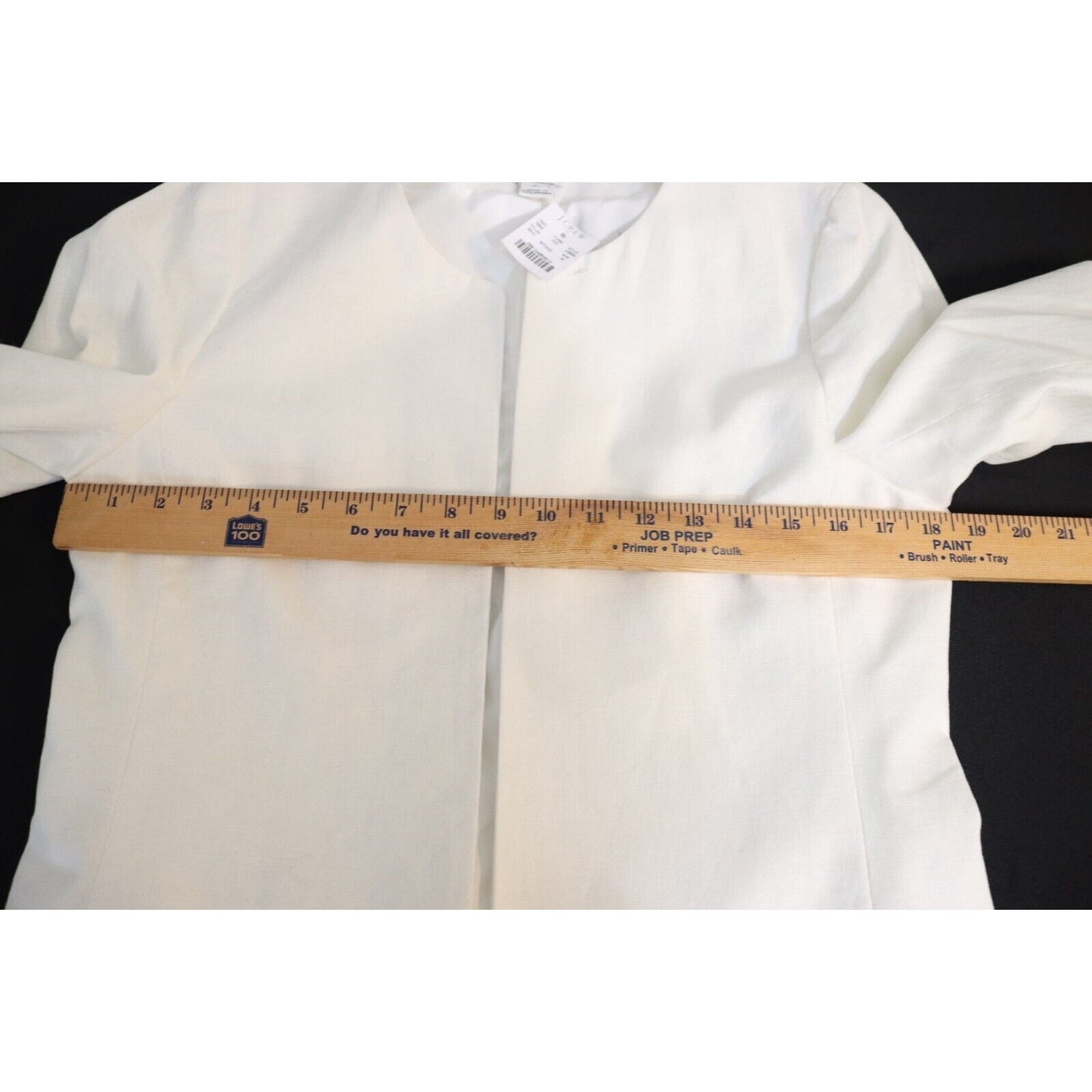 J. Crew White Blazer Size Medium Linen/Cotton