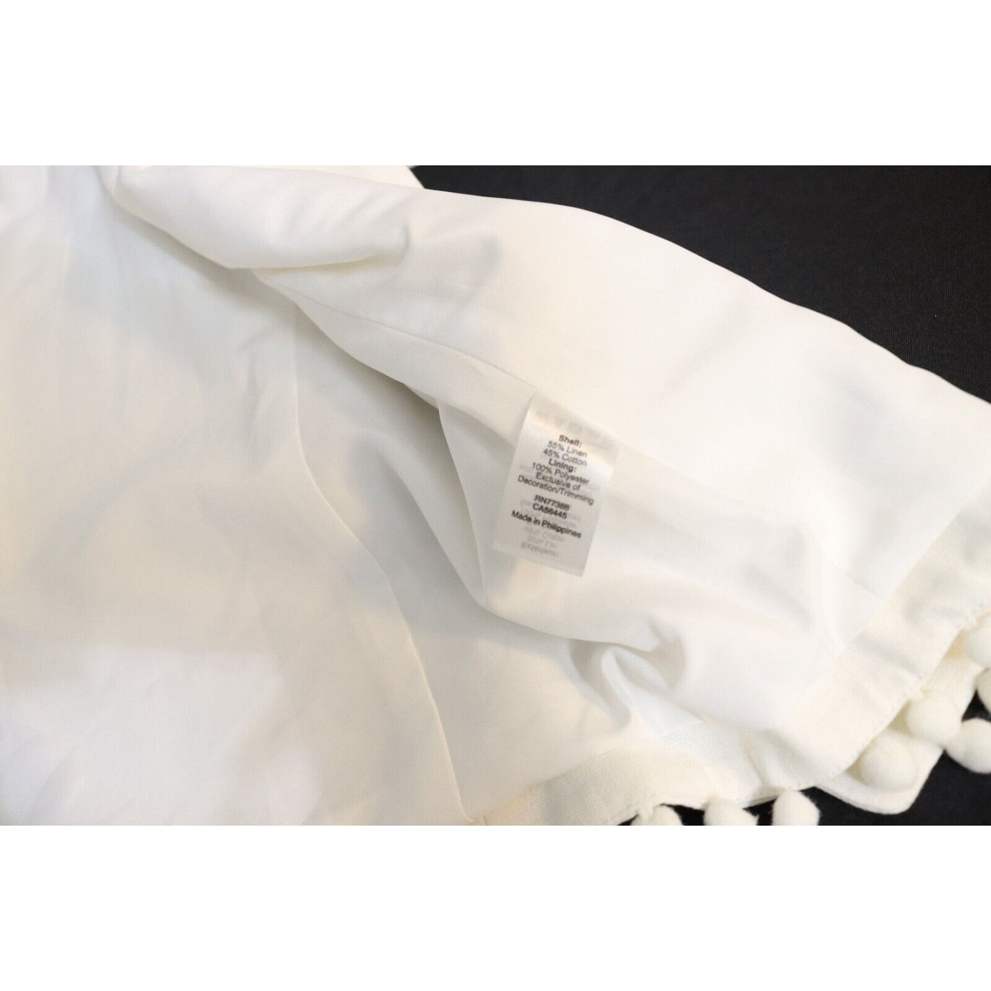 J. Crew White Blazer Size Medium Linen/Cotton