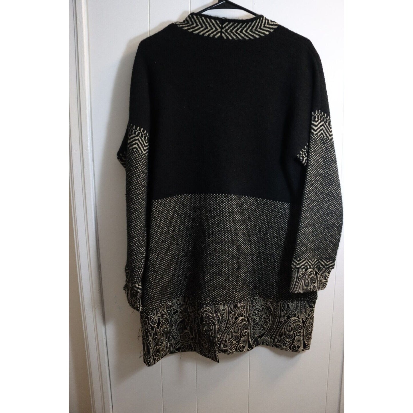 Chico Cardigan Size 2/L Black Grey