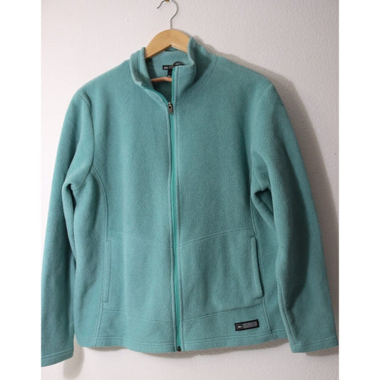 R.E.I. Polartec Sweater XL Full Zip Green Pocket Recycle Polyester