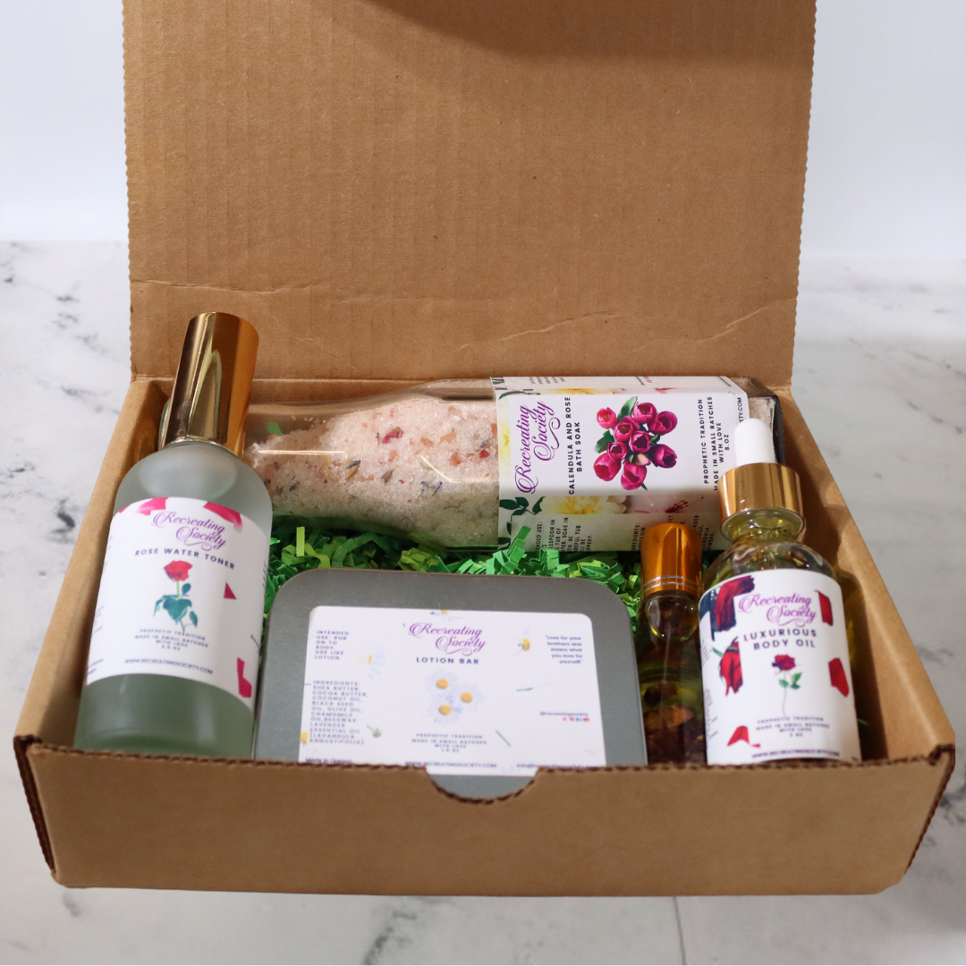 Rose Inspired Beauty- Rose Gift Box Set