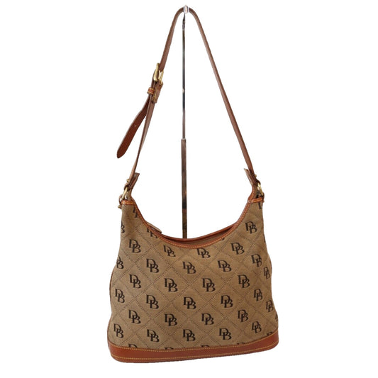 Vintage Dooney and Bourke Brown Monogram Shoulder Bag