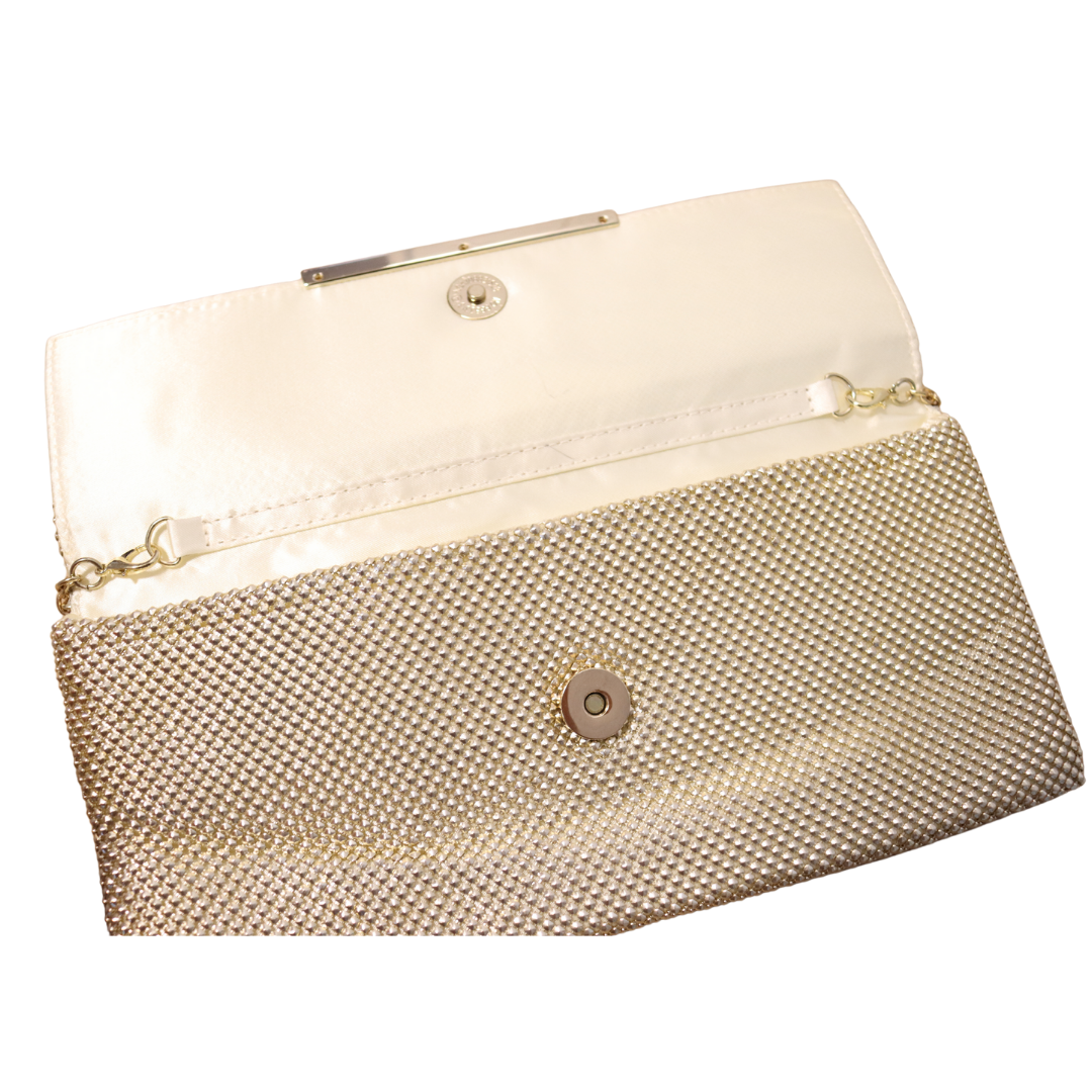 International Concept INC Gold Evening Handbag