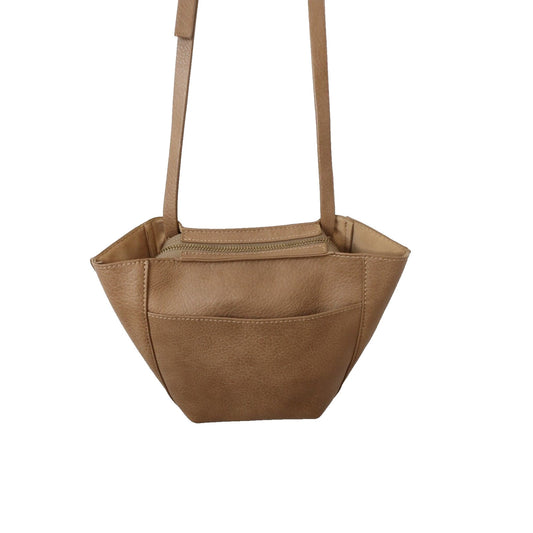 By Antropologie Brown Bag Adjustable Crossbody Strap