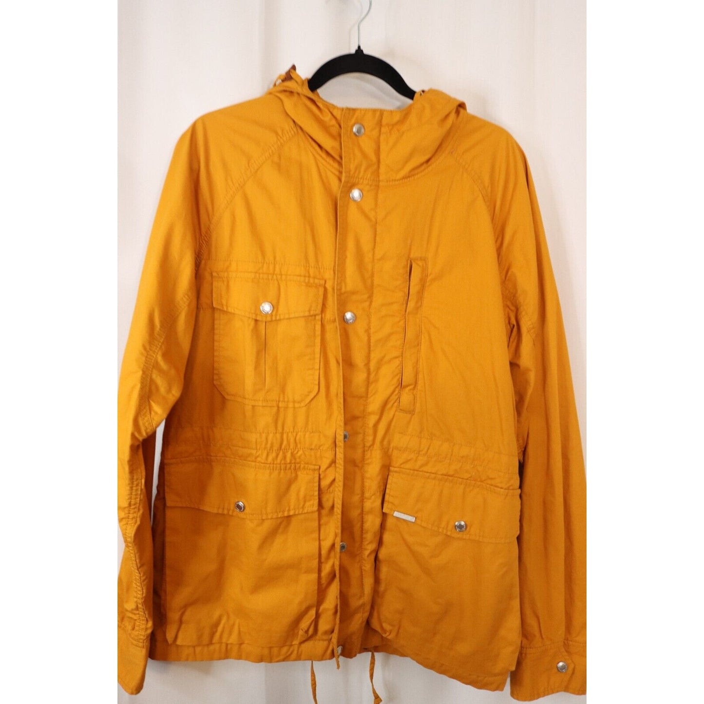 Woolrich Yellow Jacket Hoodie Size Medium Cotton