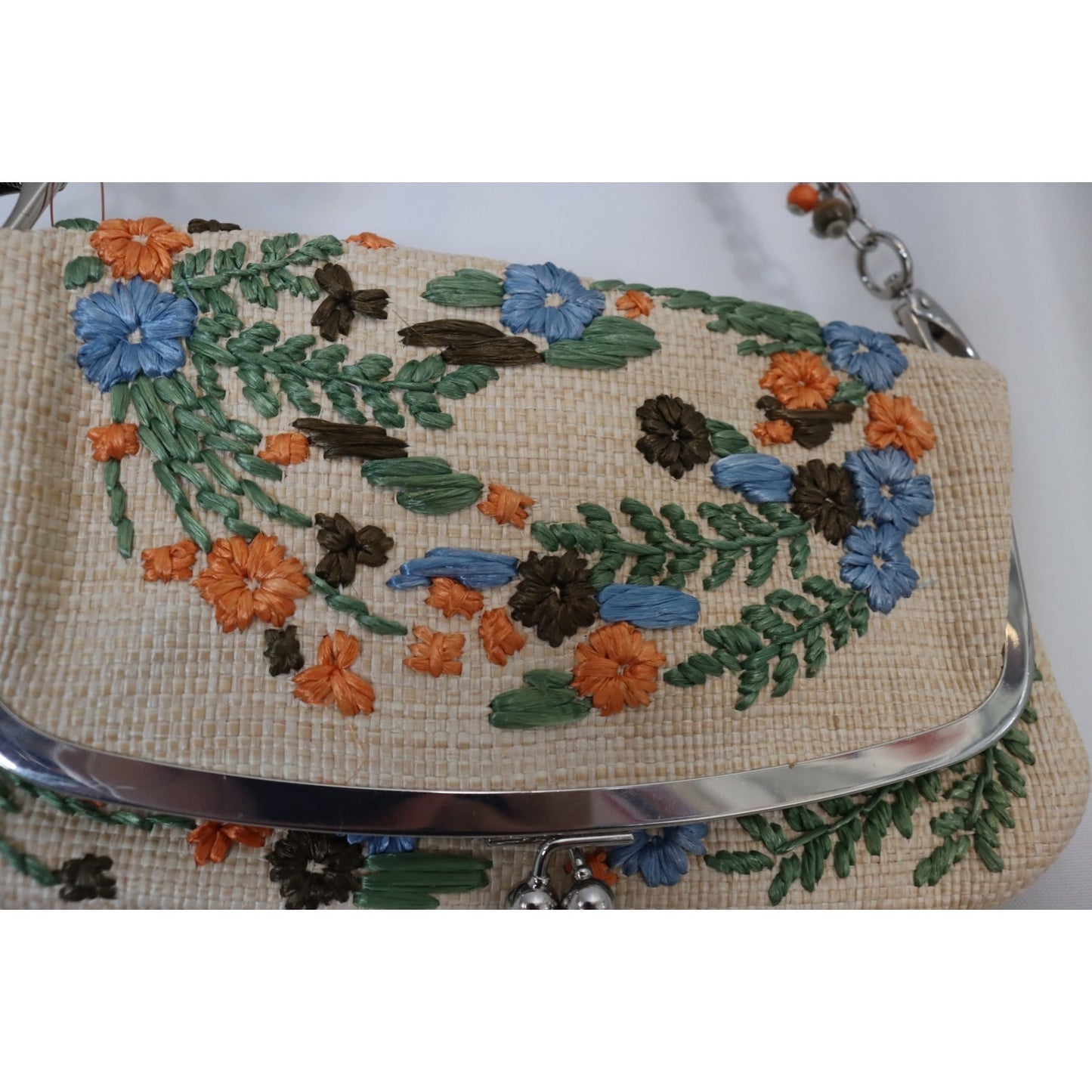 Rafe for Target Straw Embroidery Shoulder Bag