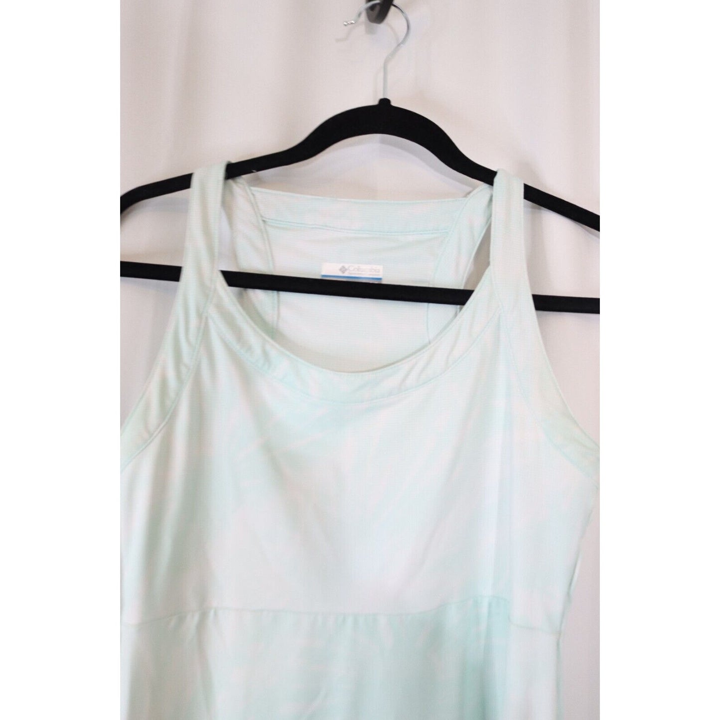 Columbia Dress Small Green and White Sleeveless Activewear