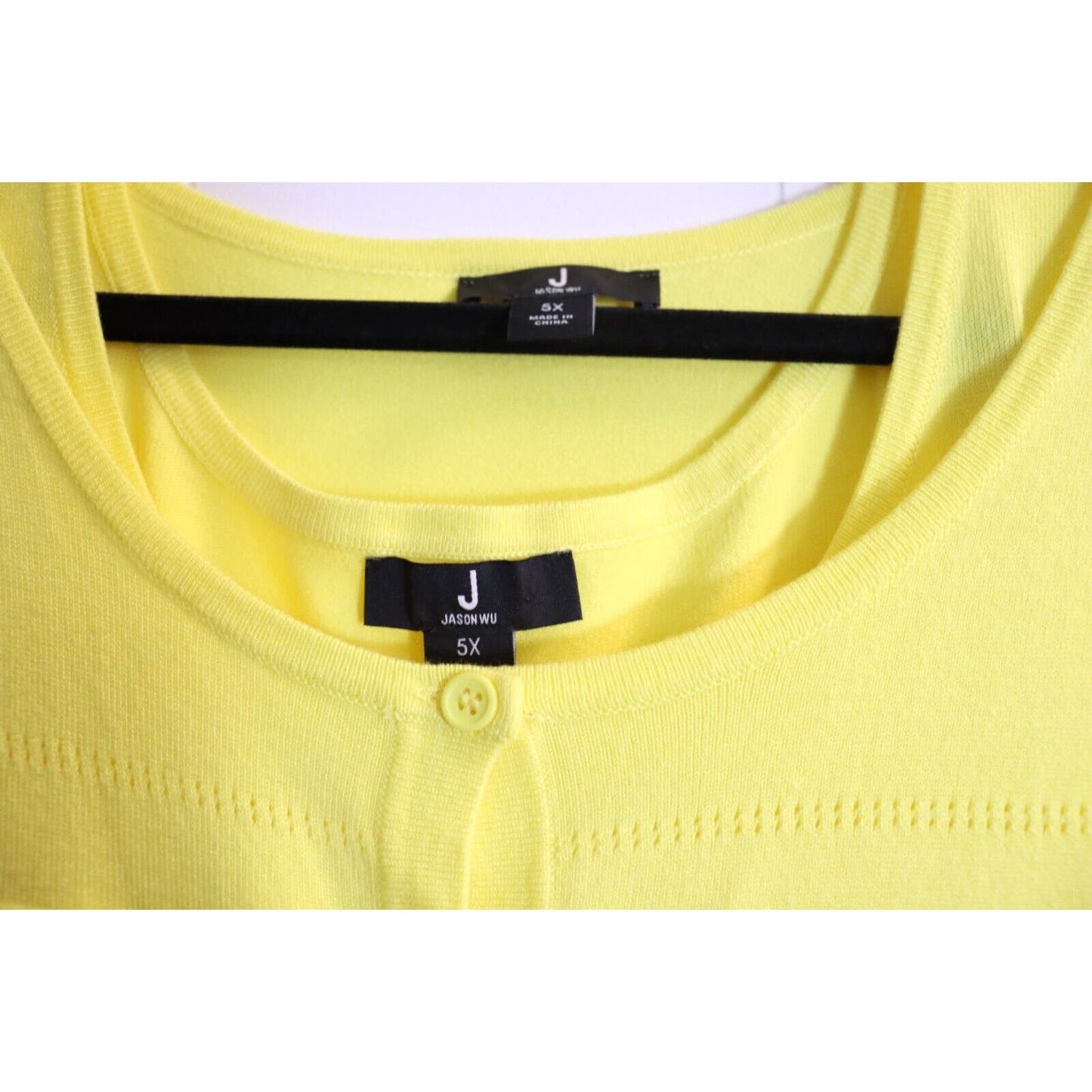 Jason Wu Yellow Cardigan and Tank Set Size 5X