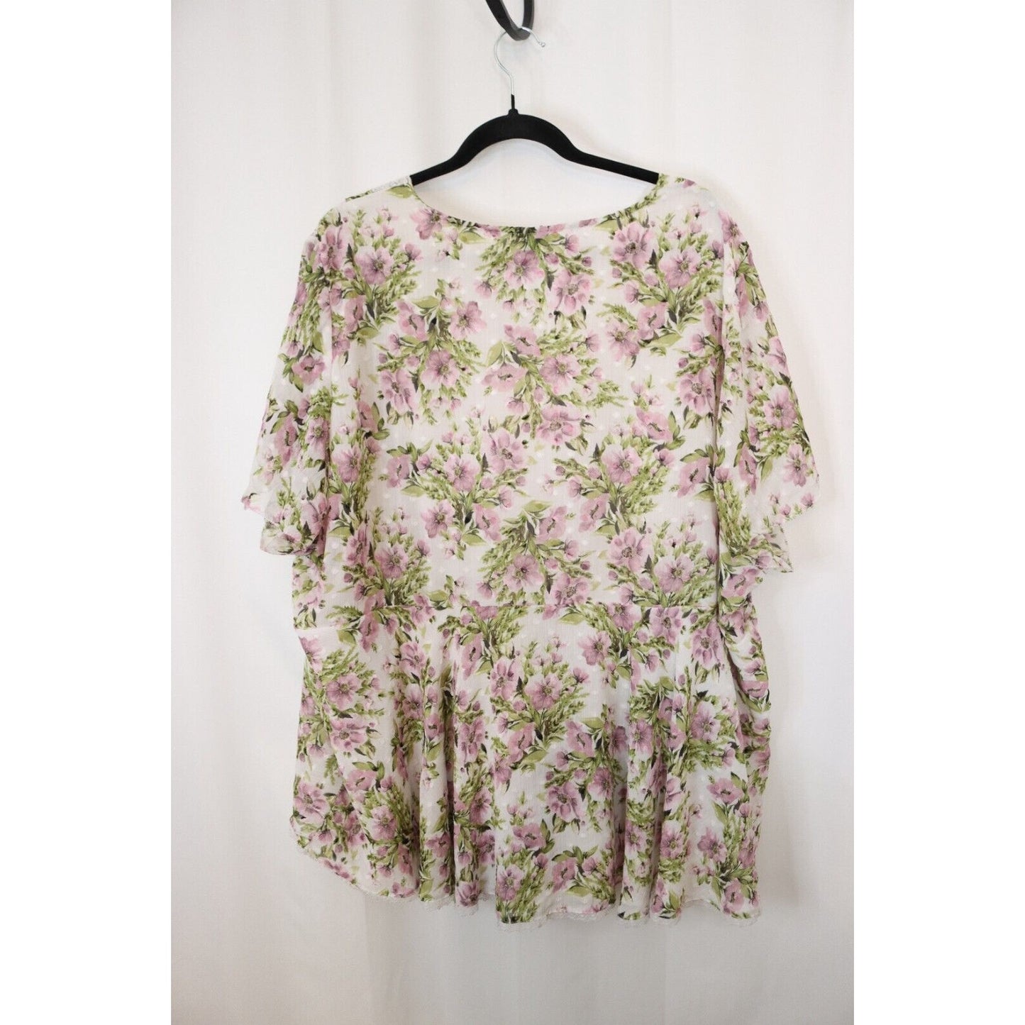 Torrid Boho Top Size 5/5X Short Sleeve Polyester Floral