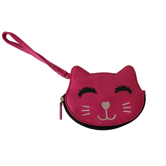 Luv Betsey Johnson Pink Cat Wristlet Wallet