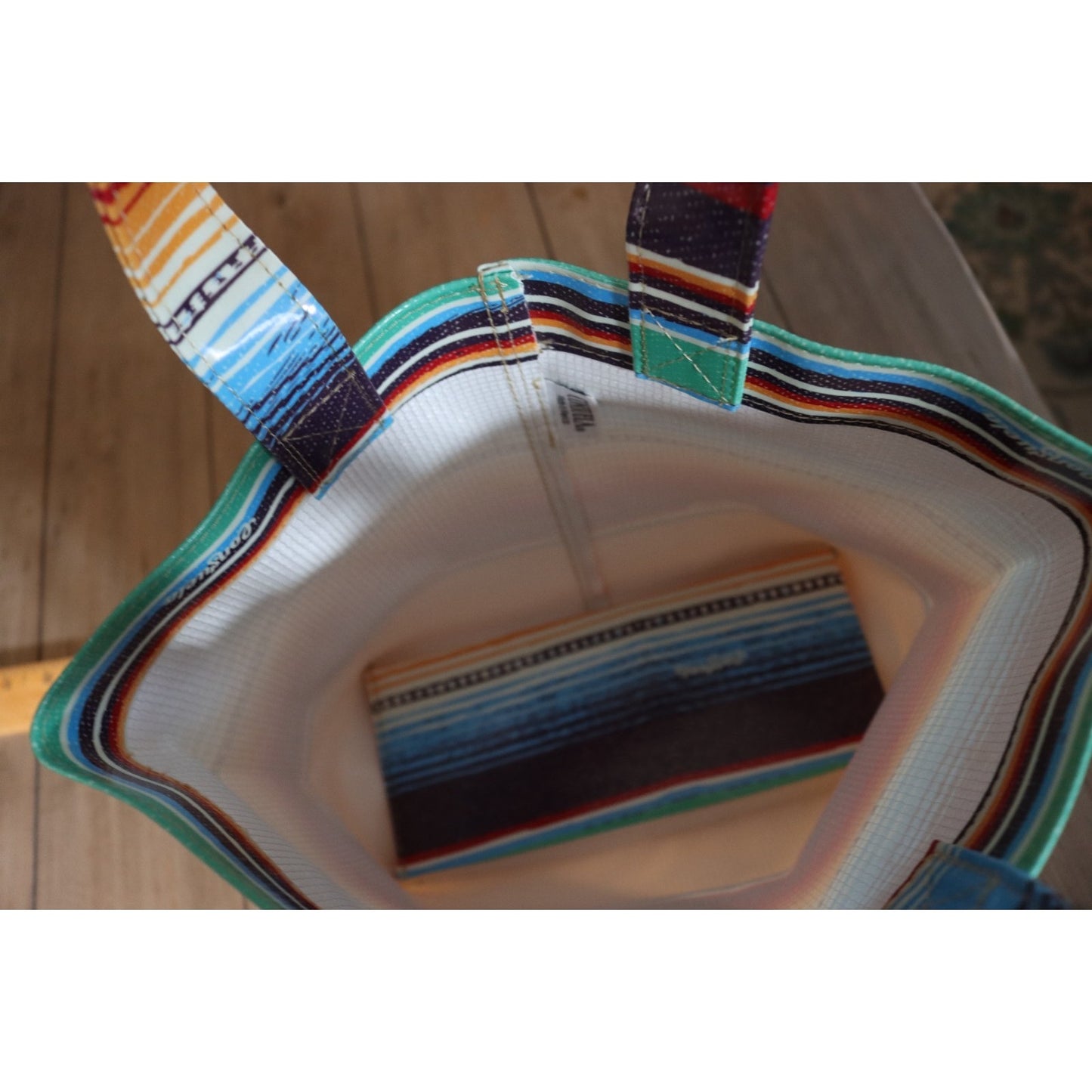 Consuela Small Stripe Tote Bag Double Handle