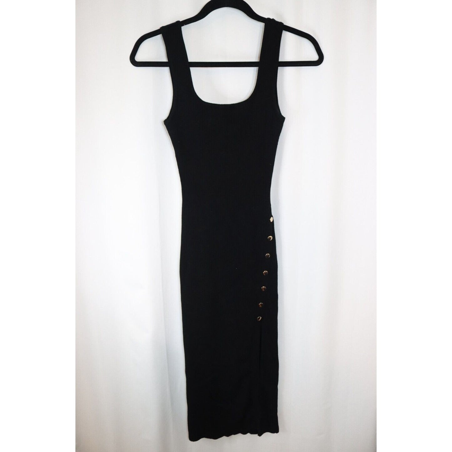 Winsor Dress Ribbed Dress Black Junior/Women Size Large