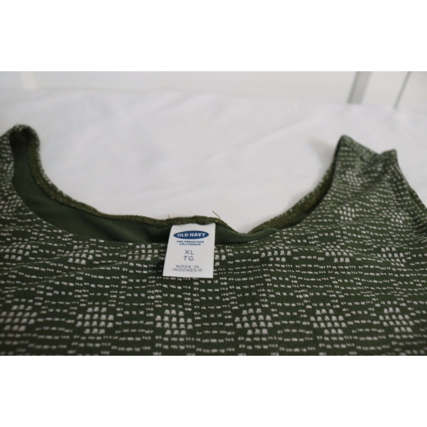 Old Navy XL Green Sleeveless Dress 36" Rayon Spandex