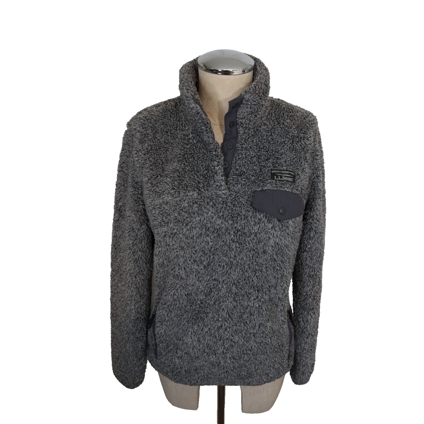 L.L Bean Sweater Button XS Long Sleeve Polyester