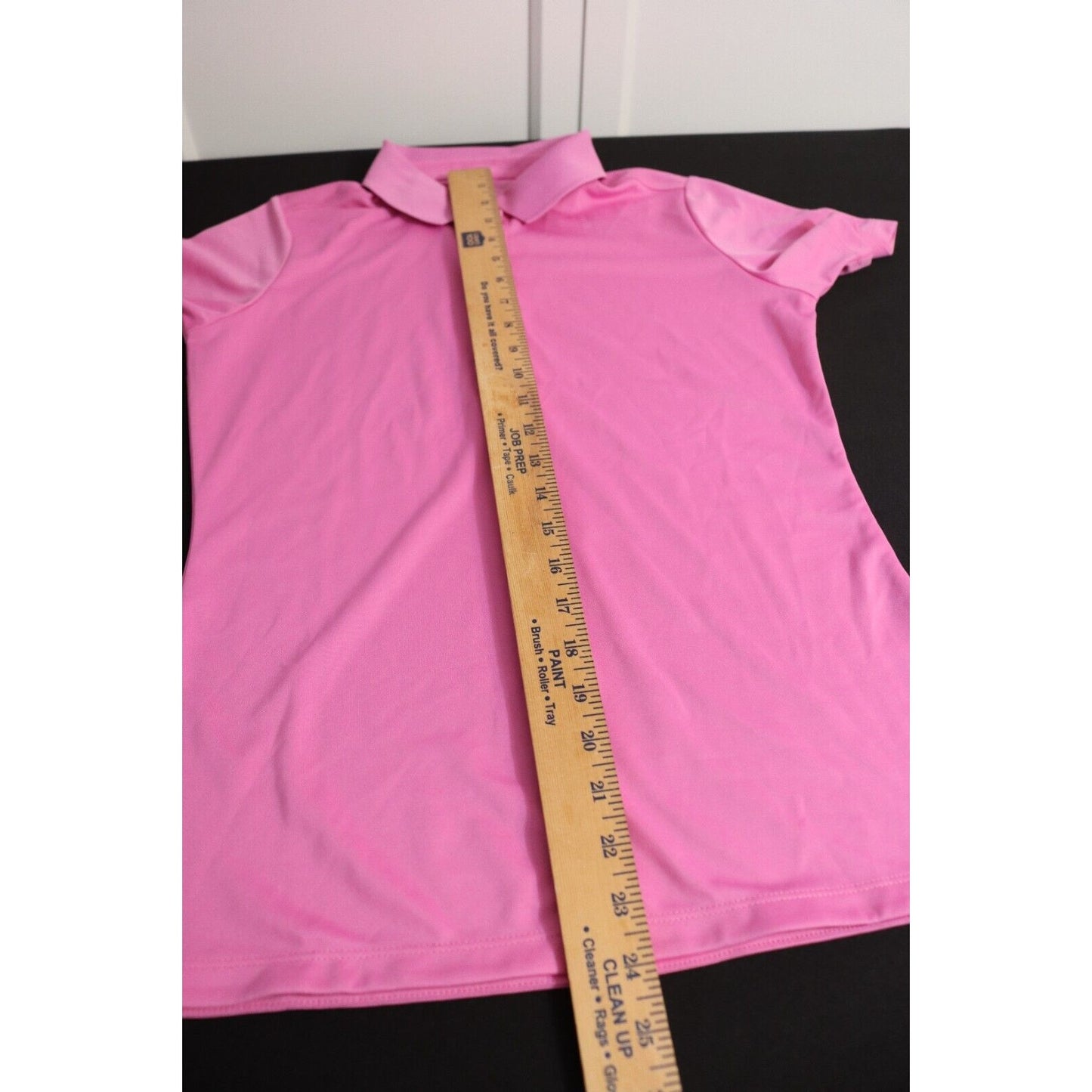 Nike Gold Pink Dri Fit Size Small Polo Short Sleeve