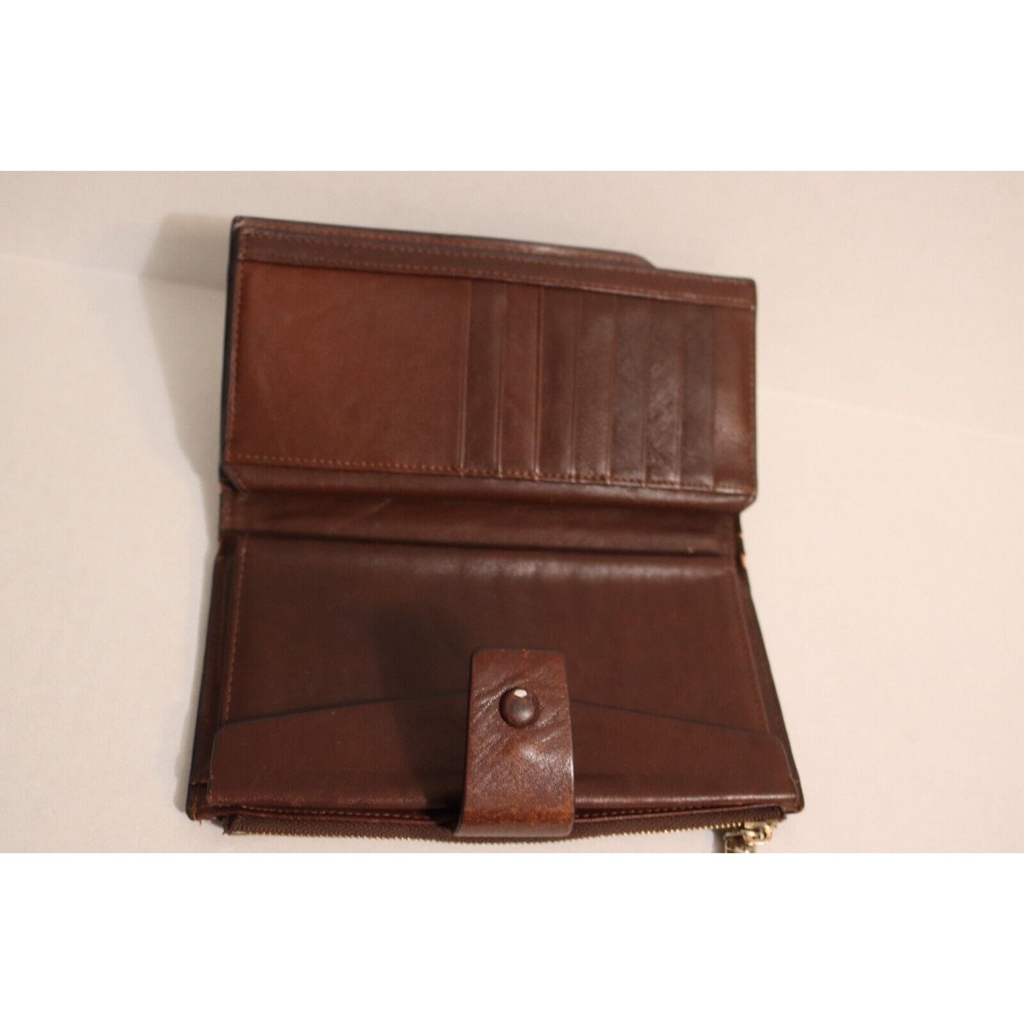 Travelambo Wallet Leater Brown Leather Credit Card ID