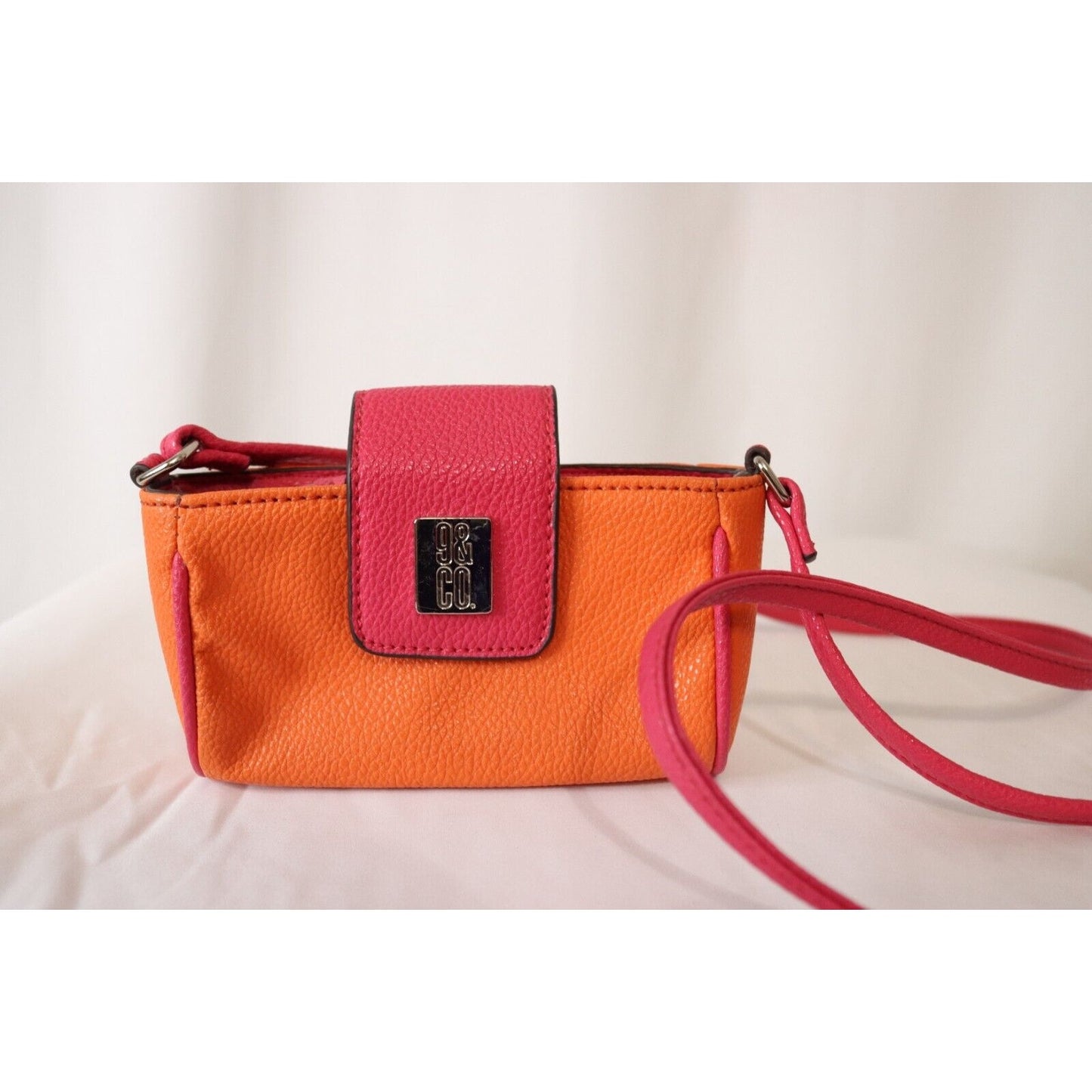 Nine & Co Y2K Mini Bag Crossbody Pink and Orange