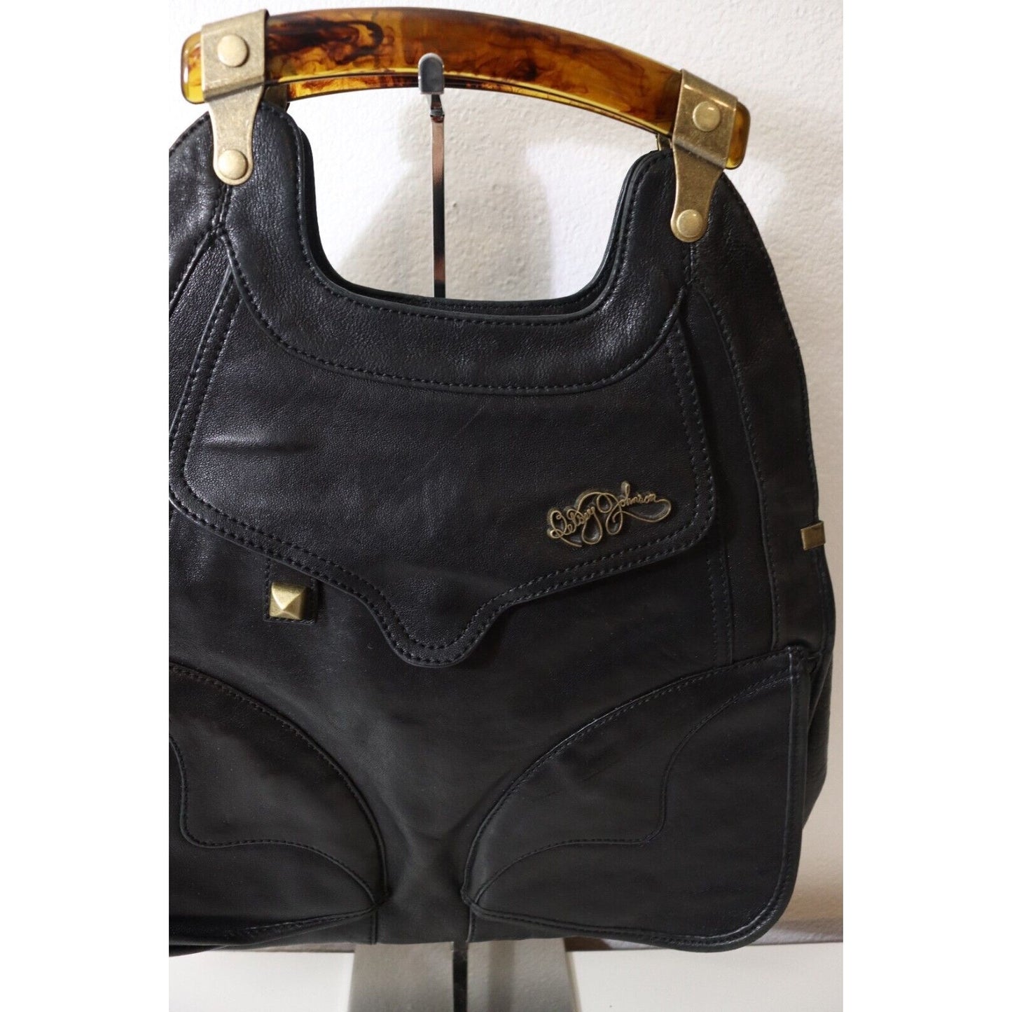 Betsey Johnson Vintage Leather Handbag Top Handle