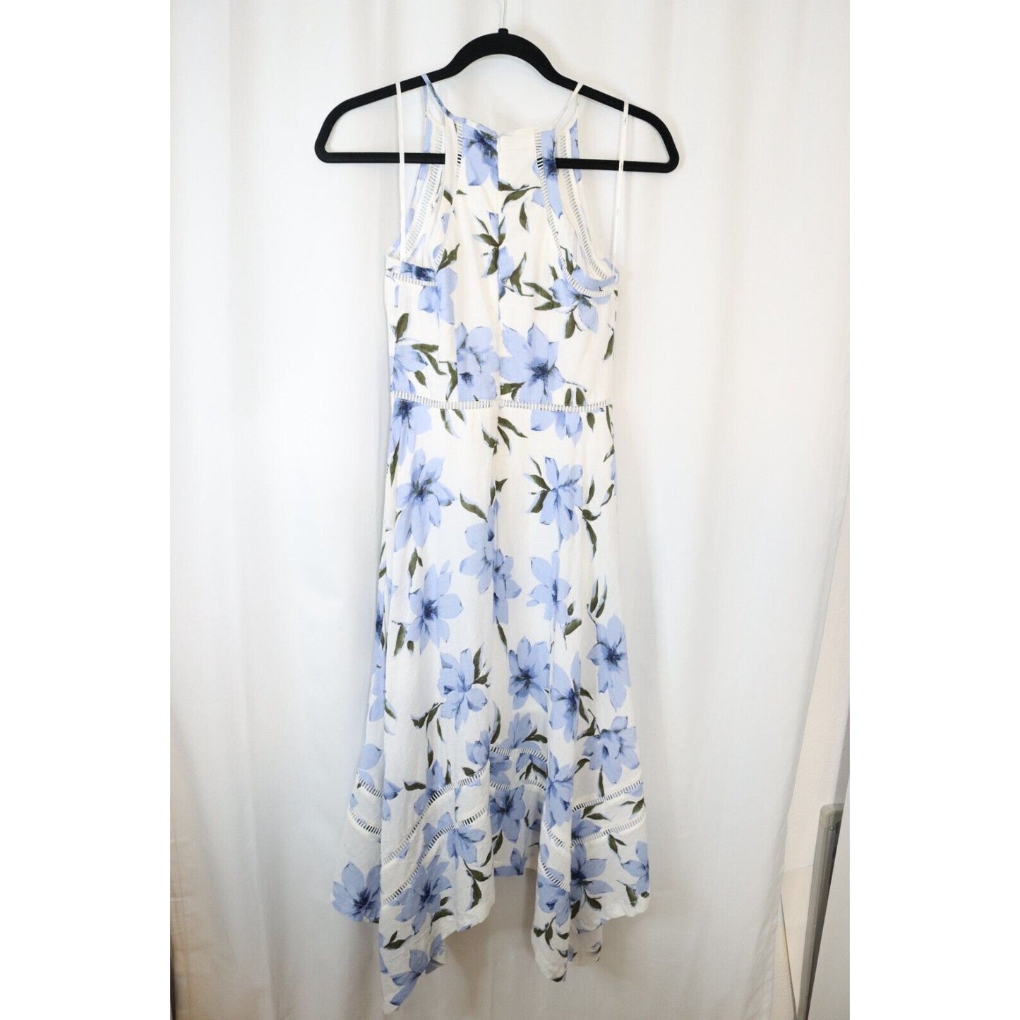 Lulus Sundress White and Blue Size XS