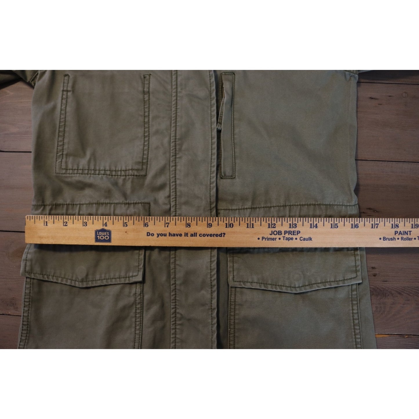 Madewell Utility Cargo Jacket Women's XS Passage Olive Green Long Sleeve