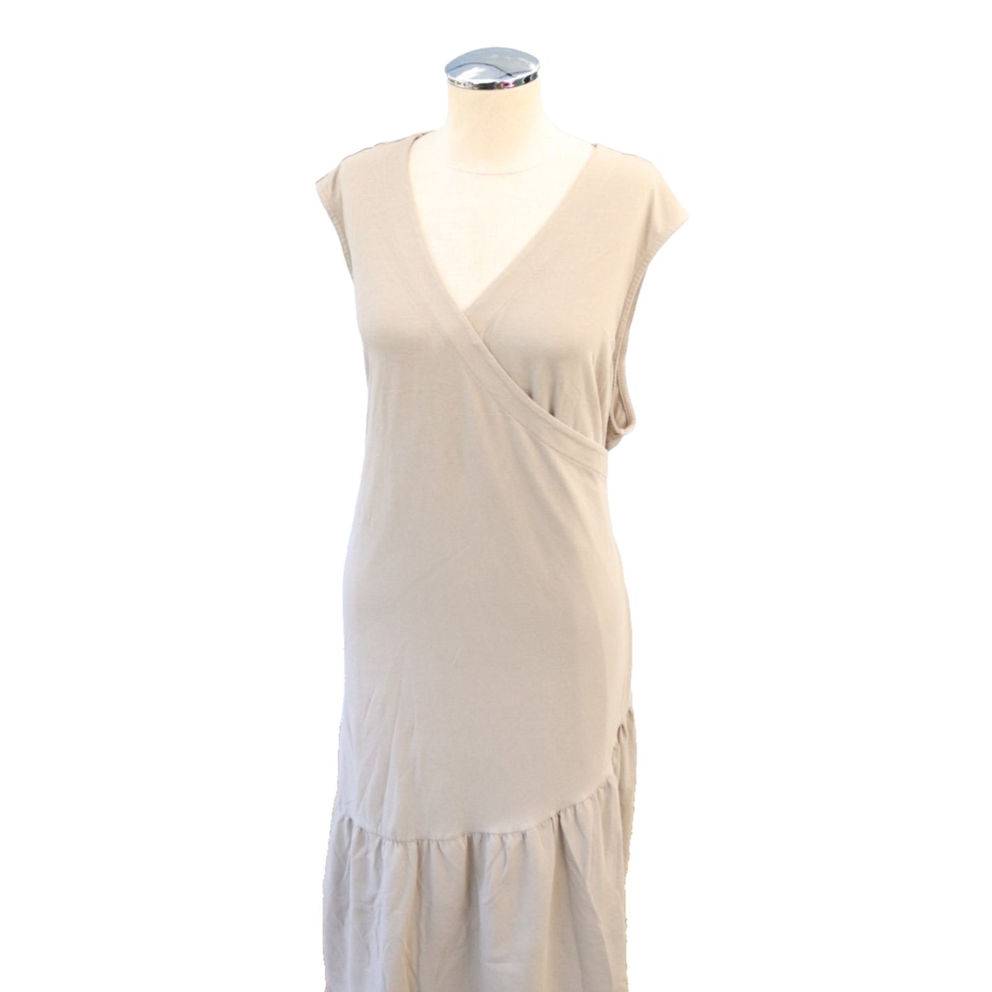 Universal Standard Wrapped Dress Beige Size XL(26/28) Pockets