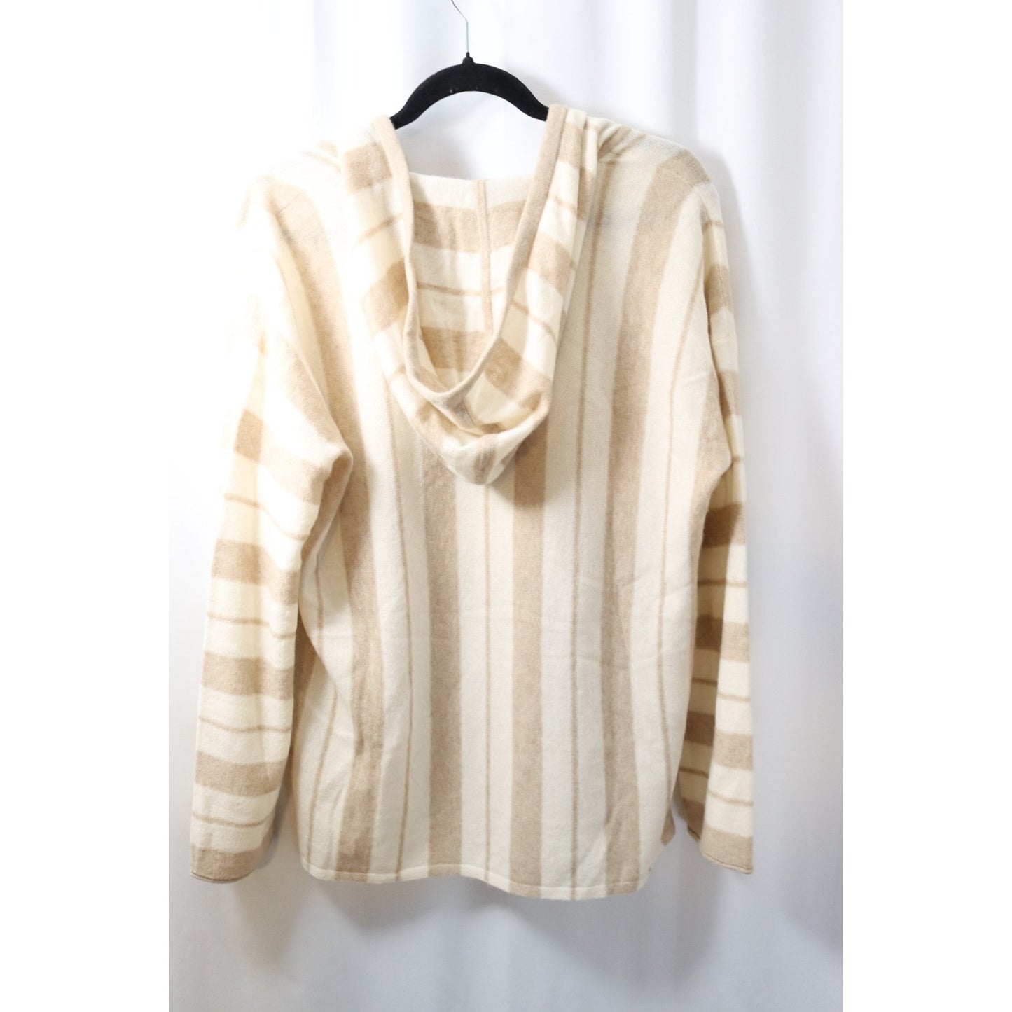 Tommy Bahama Medium Wool/Cashmere V Neck Long Sleeve Hoodie Lightweight