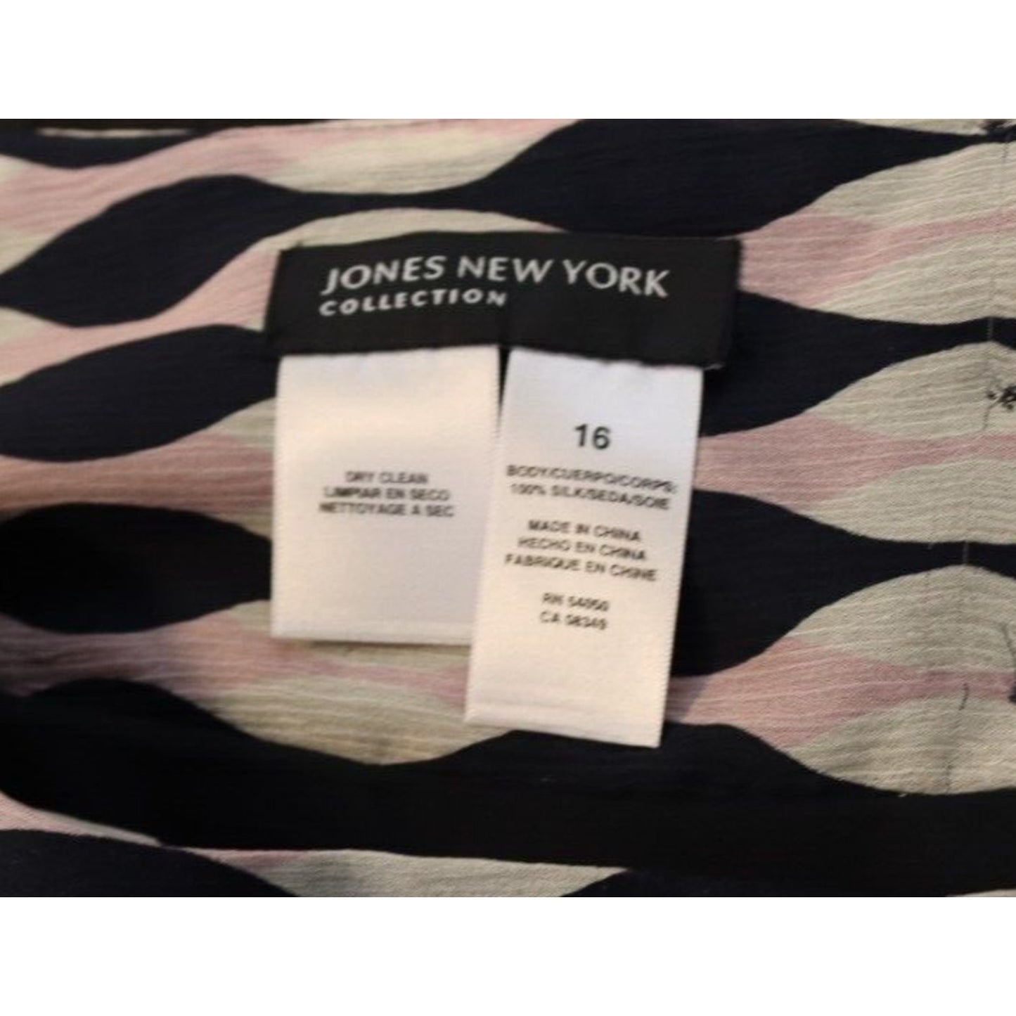 NWT Jones NY Skirt Knee Length Size 16 Silk