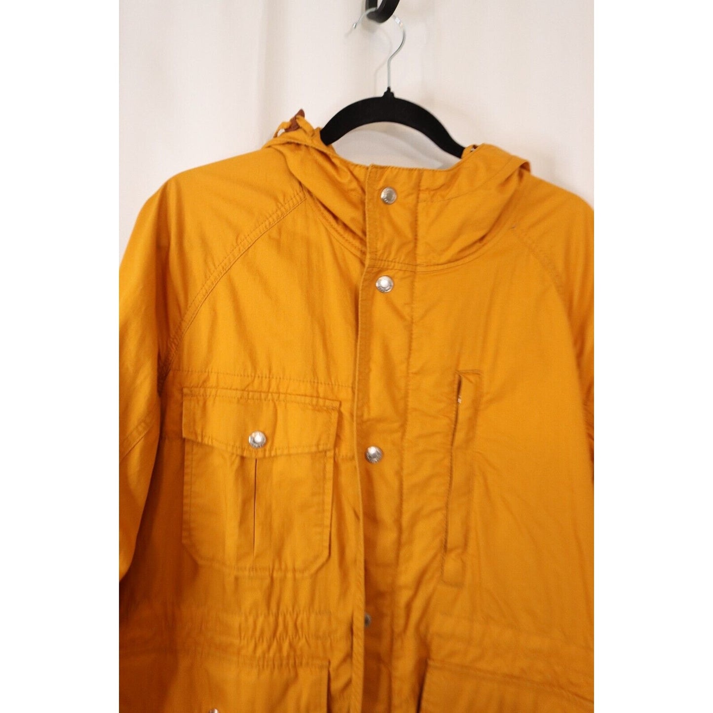 Woolrich Yellow Jacket Hoodie Size Medium Cotton