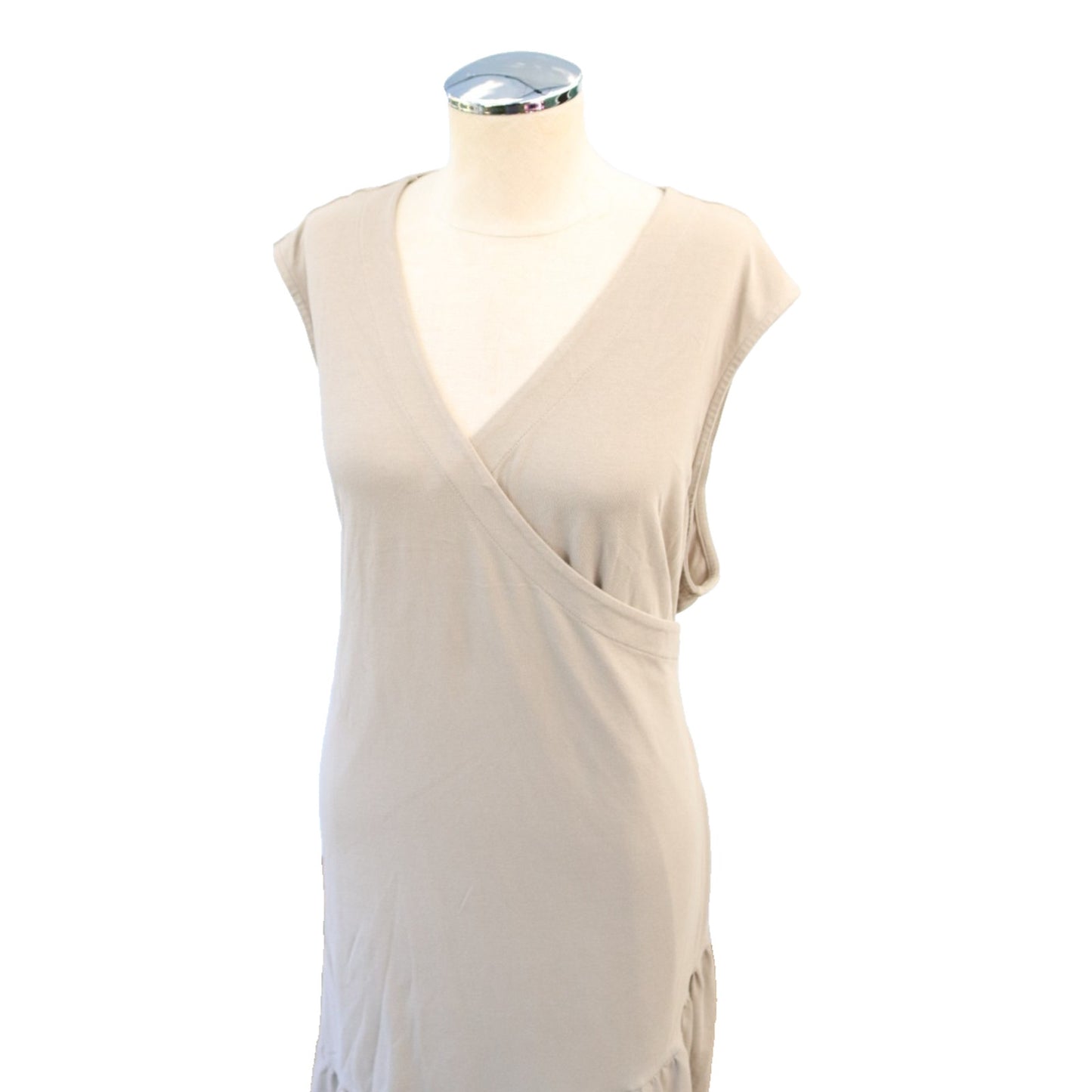 Universal Standard Wrapped Dress Beige Size XL(26/28) Pockets