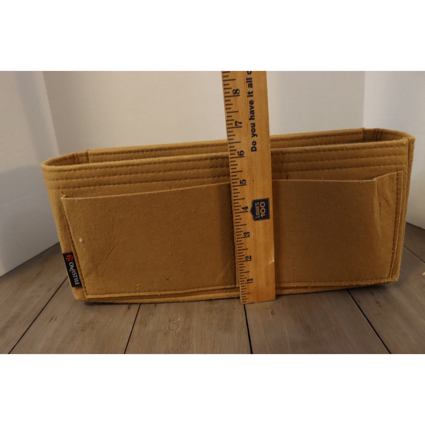 Omystyle Purse Insert Yellow Felt Organizer